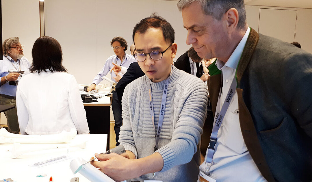Participation in an ‘Osteotomy around the knee’ class in Amsterdam, the Netherlands (November 2017)